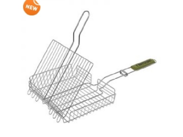 BOYSCOUT Решетка-гриль универсальная, НЕРЖАВЕЮЩАЯ сталь 58x30x25x5,5 cм / 8